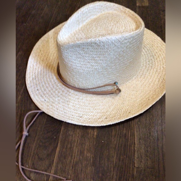 Wyeth by Todd Magill Accessories - NEW! Rare Wyeth Straw Cowboy Hat with Chin Strap - Natural